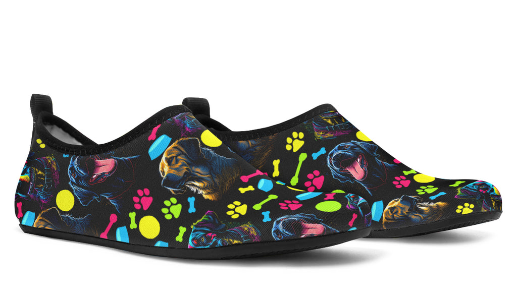Neon Dogs Water Shoes - Offbeat Sweetie