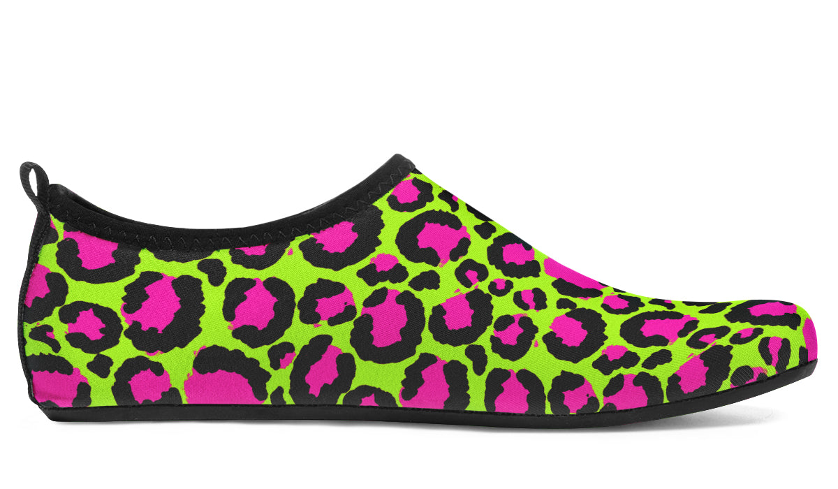 Neon Leopard Water Shoes - Offbeat Sweetie