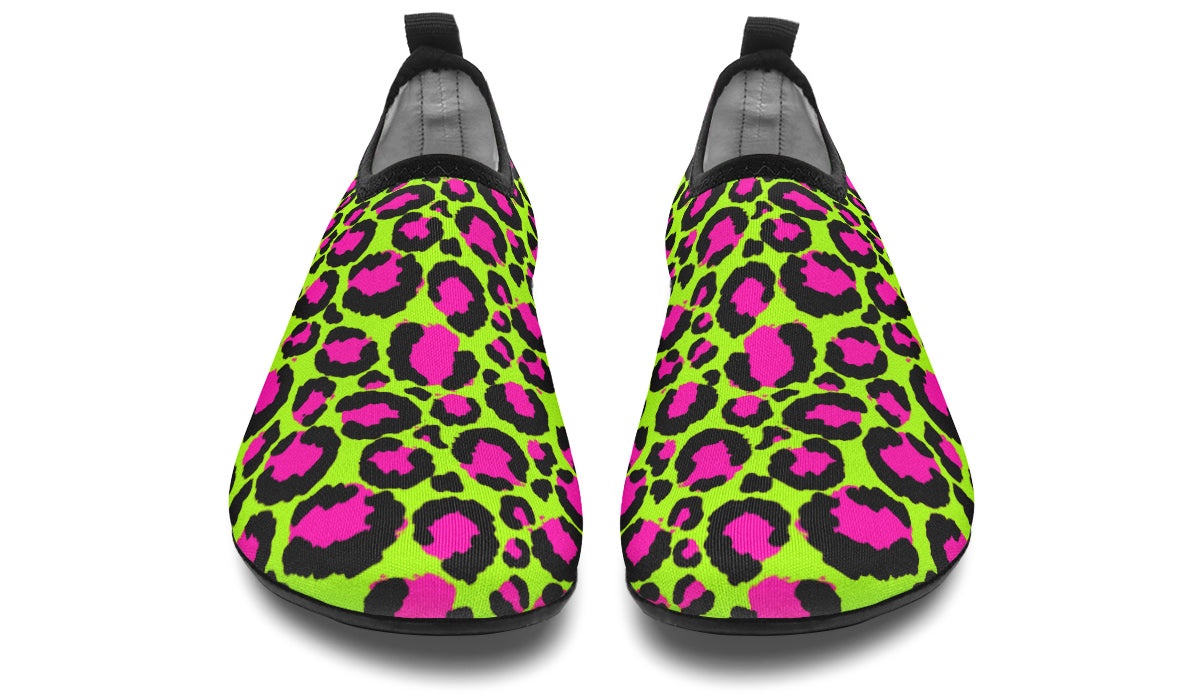 Neon Leopard Water Shoes - Offbeat Sweetie