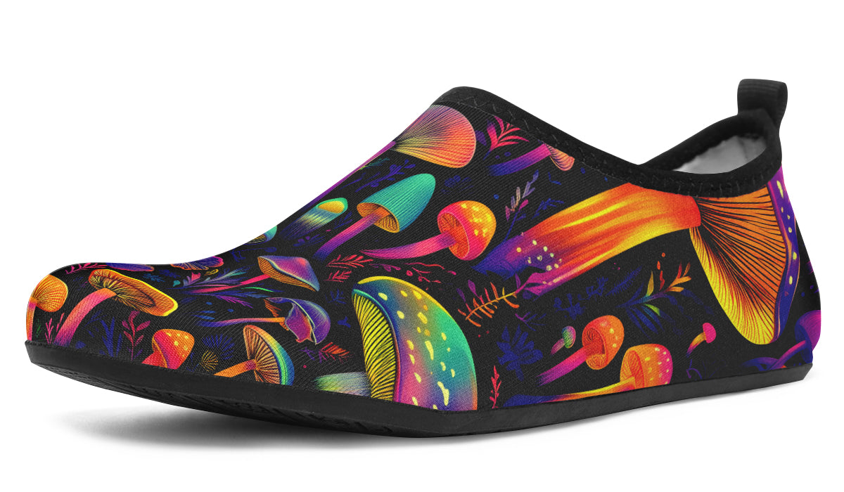 Neon Mushrooms Water Shoes - Offbeat Sweetie