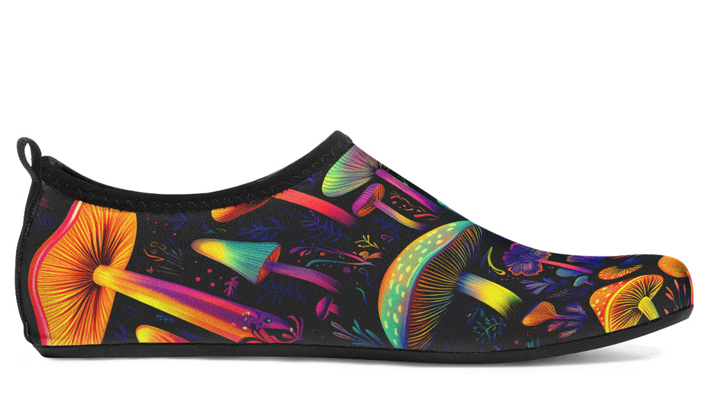 Neon Mushrooms Water Shoes - Offbeat Sweetie