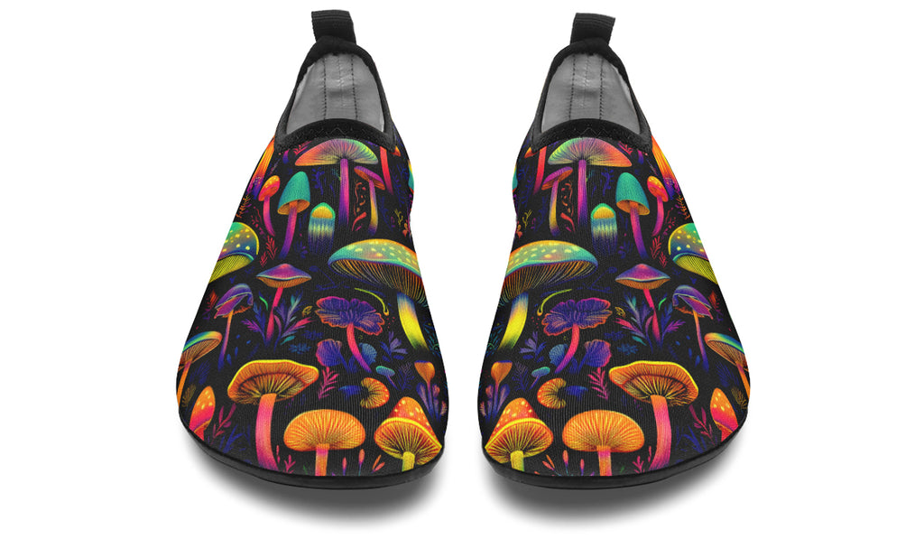 Neon Mushrooms Water Shoes - Offbeat Sweetie