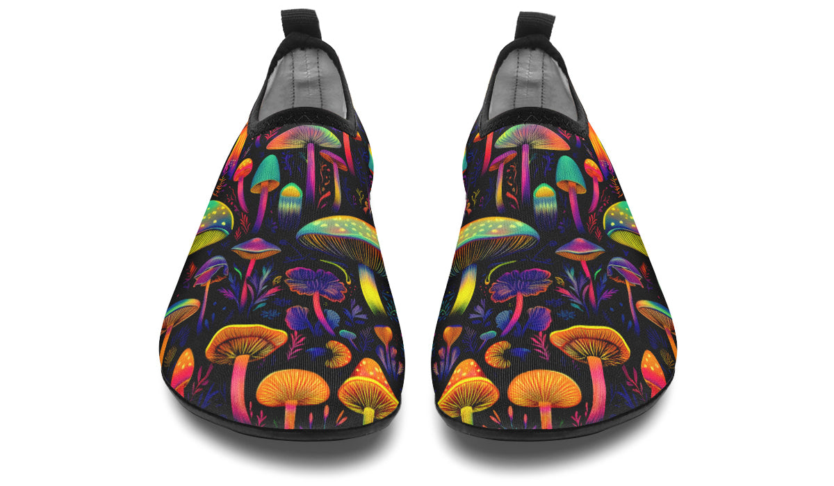 Neon Mushrooms Water Shoes - Offbeat Sweetie
