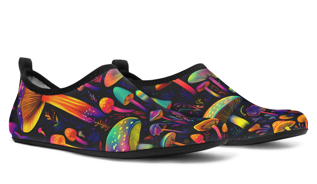 Neon Mushrooms Water Shoes - Offbeat Sweetie