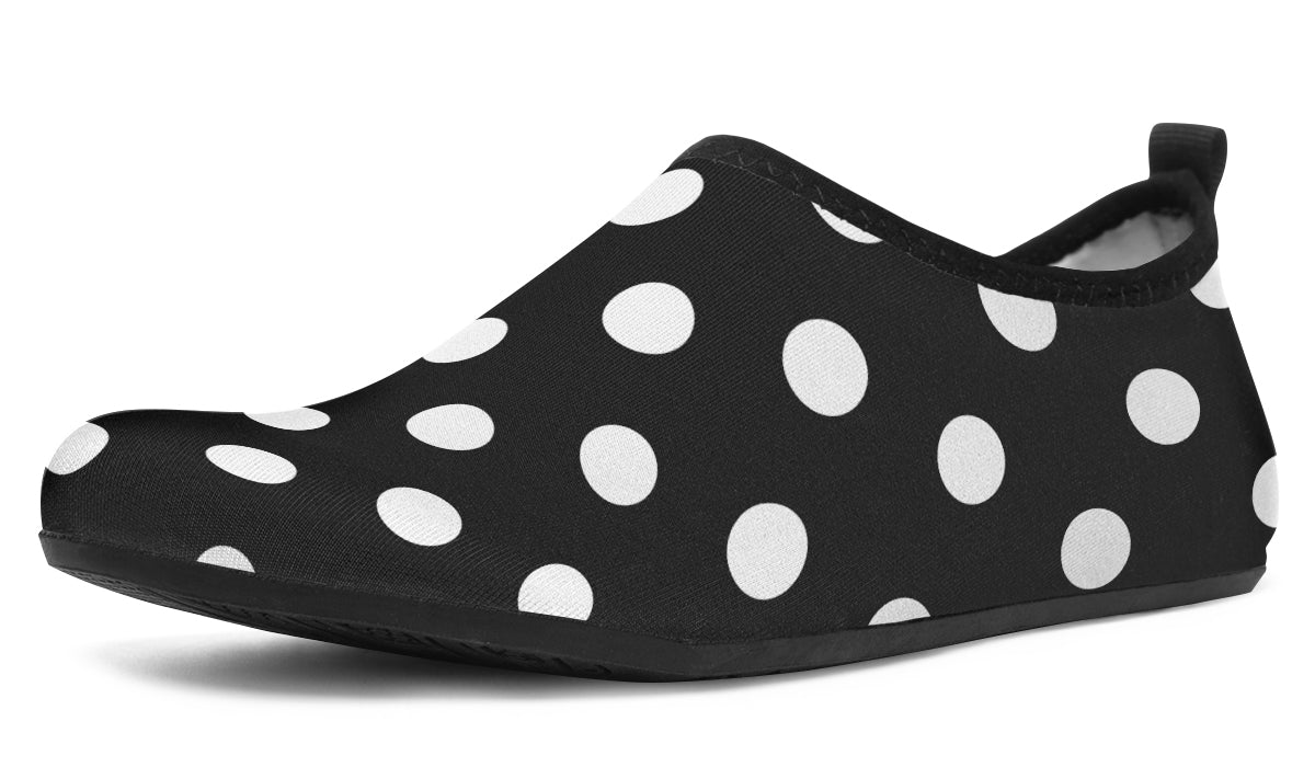 Paint It Black Polka Dot Water Shoes