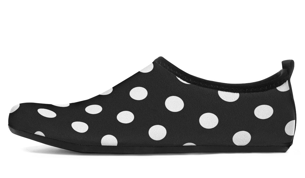 Paint It Black Polka Dot Water Shoes
