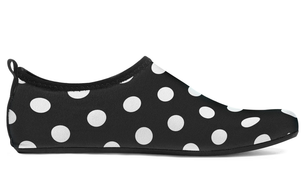 Paint It Black Polka Dot Water Shoes