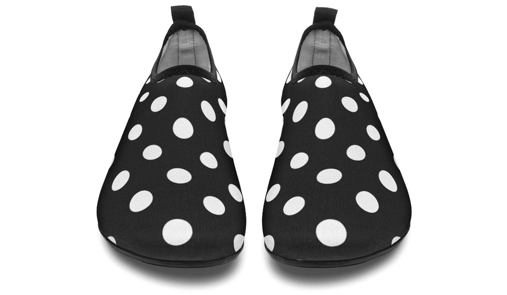 Paint It Black Polka Dot Water Shoes