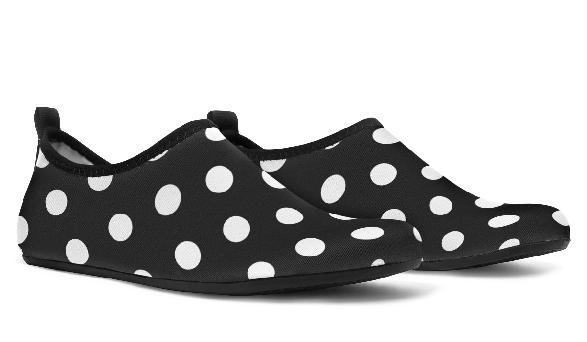 Paint It Black Polka Dot Water Shoes