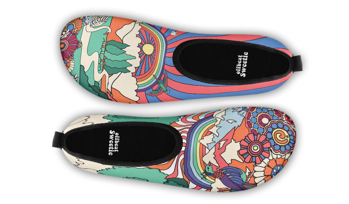 Peace And Love Water Shoes - Offbeat Sweetie