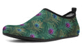 Peacock Feathers Water Shoes - Offbeat Sweetie