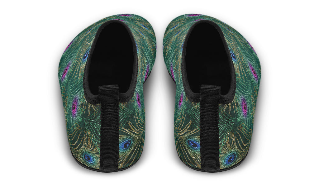 Peacock Feathers Water Shoes - Offbeat Sweetie