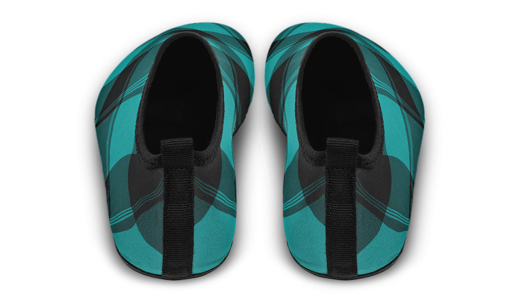 Pennyroyal Teal Plaid Water Shoes