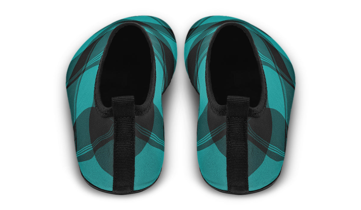 Pennyroyal Teal Plaid Water Shoes