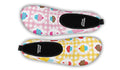Pink And Yellow Mismatch Gingham Cupcakes Water Shoes