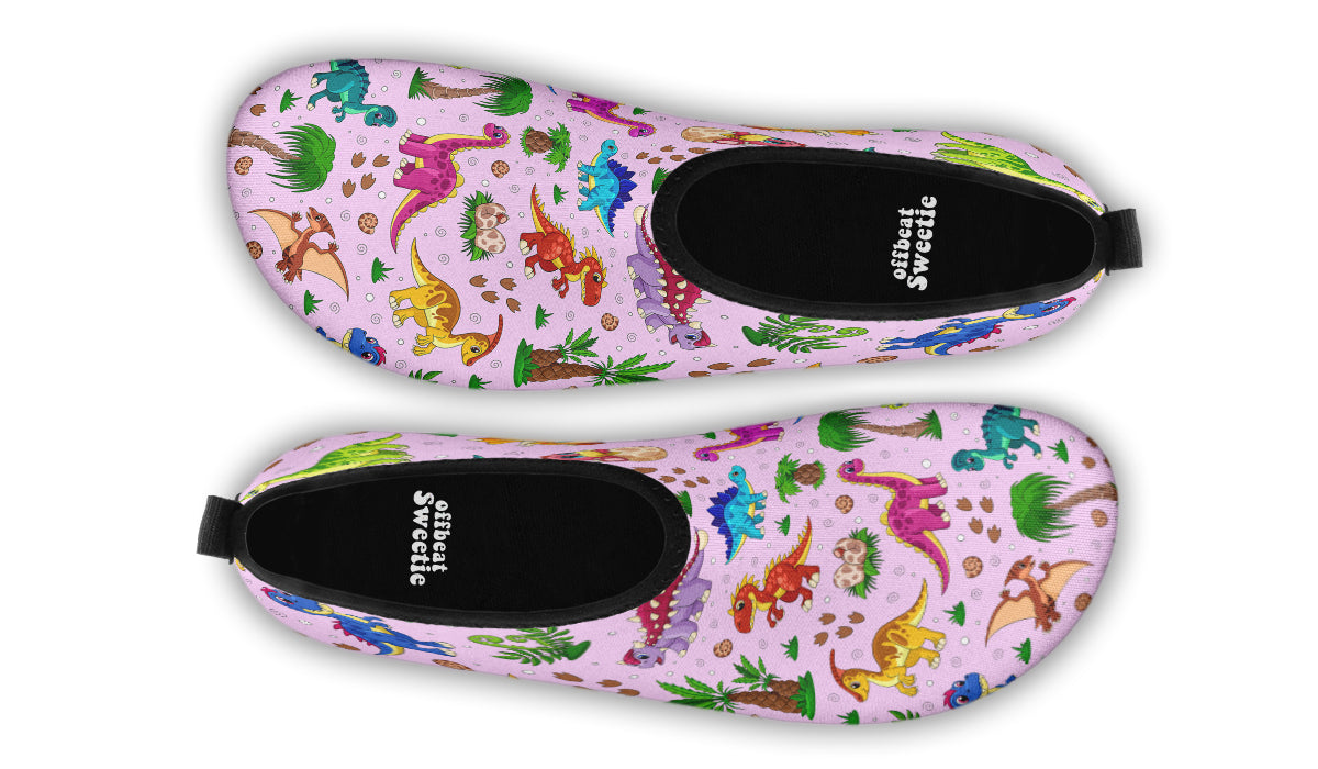Pink Baby Dinos Water Shoes - Offbeat Sweetie