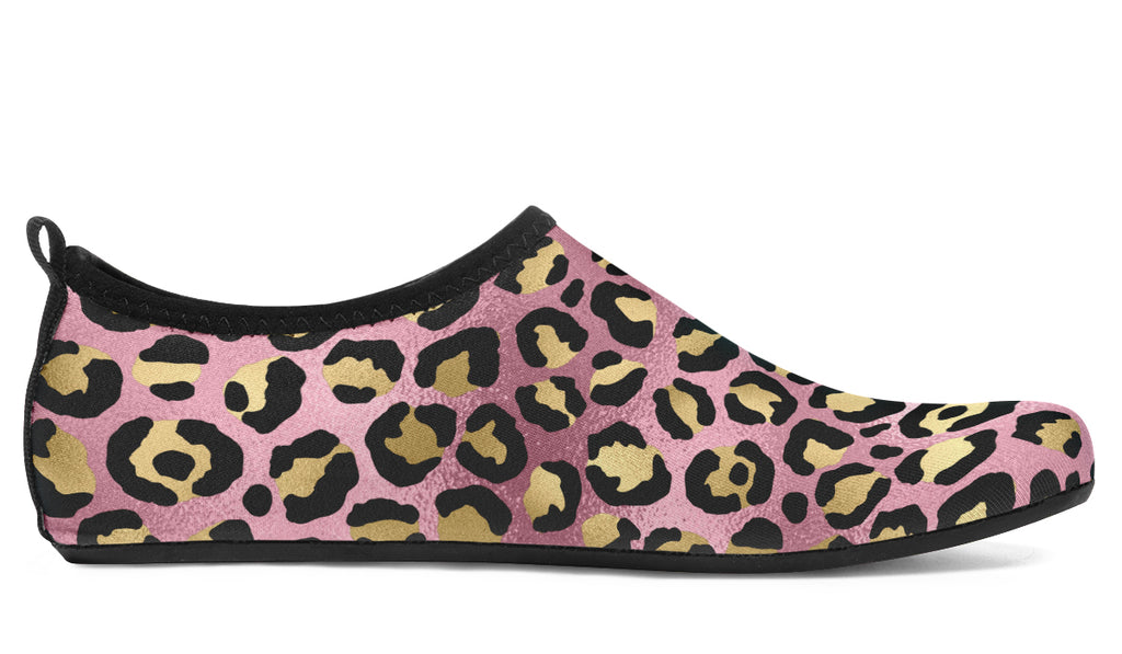 Pink Leopard Water Shoes - Offbeat Sweetie