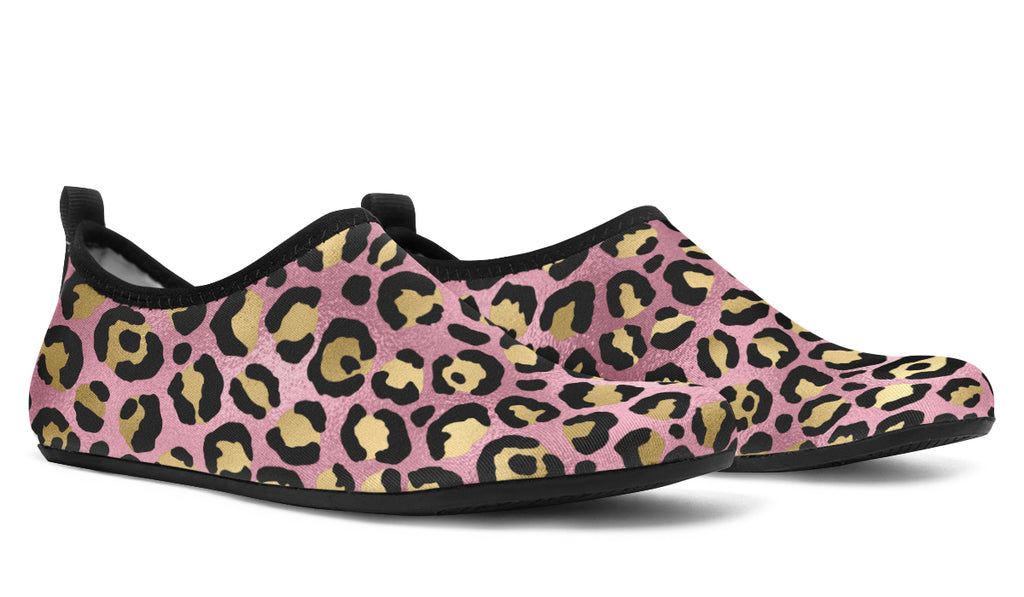 Pink Leopard Water Shoes - Offbeat Sweetie