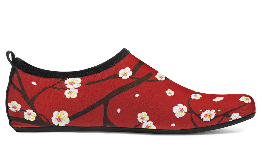 Plum Blossoms Water Shoes - Offbeat Sweetie