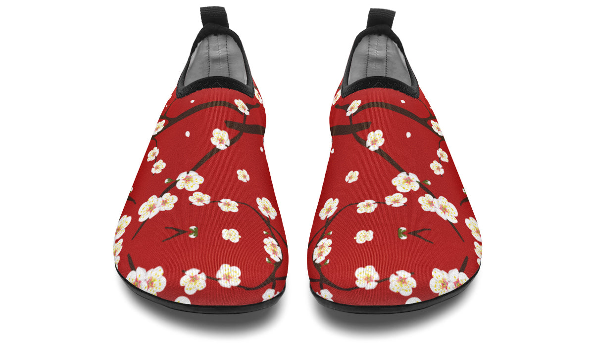 Plum Blossoms Water Shoes - Offbeat Sweetie