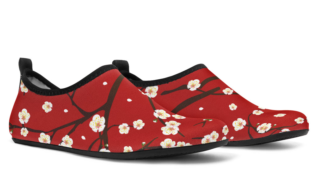 Plum Blossoms Water Shoes - Offbeat Sweetie