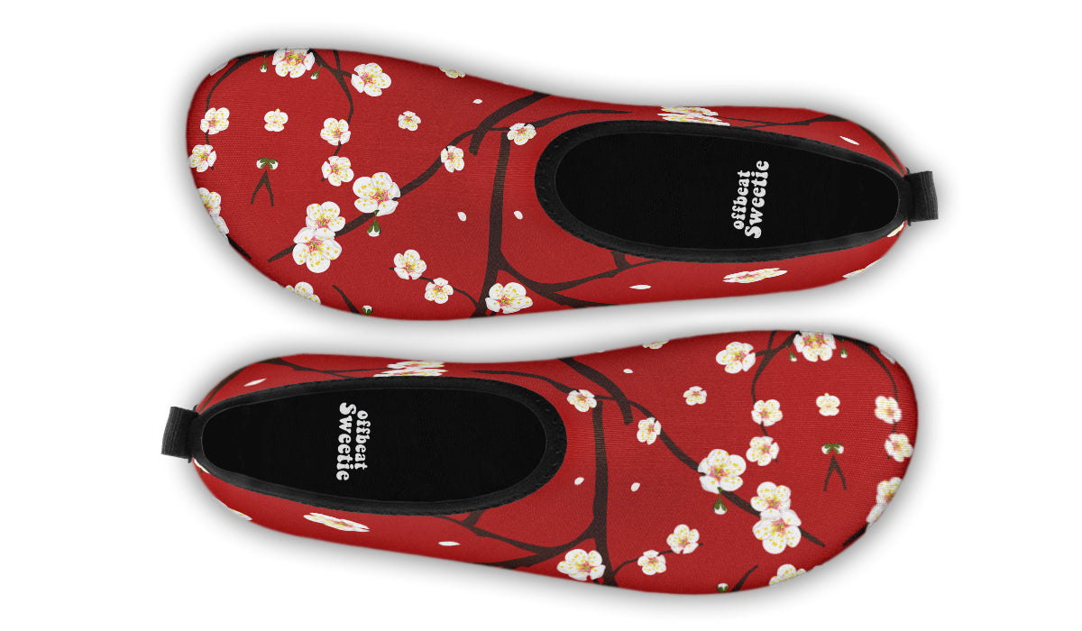 Plum Blossoms Water Shoes - Offbeat Sweetie