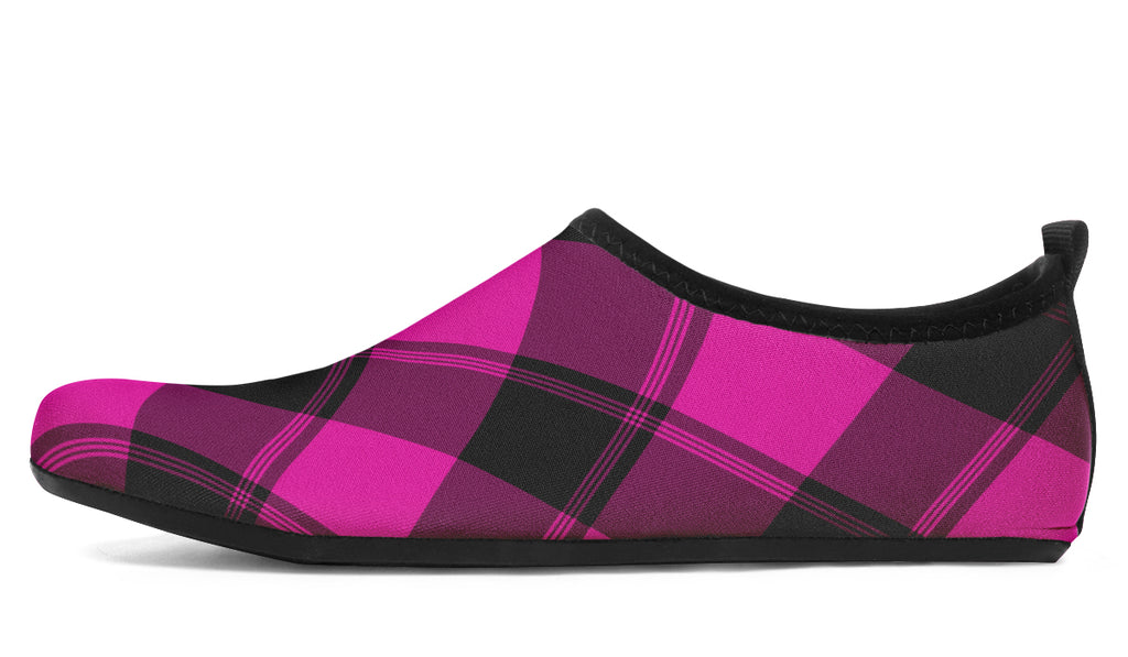 Pretty In Pink Plaid Water Shoes