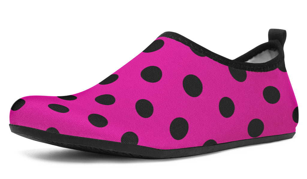 Pretty In Pink Polka Dot Water Shoes