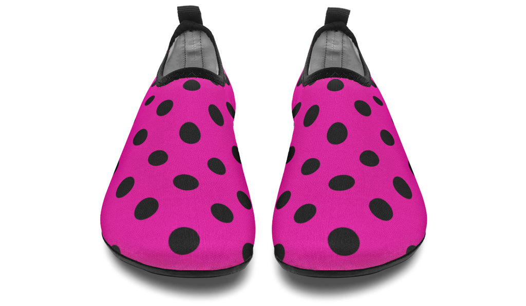 Pretty In Pink Polka Dot Water Shoes