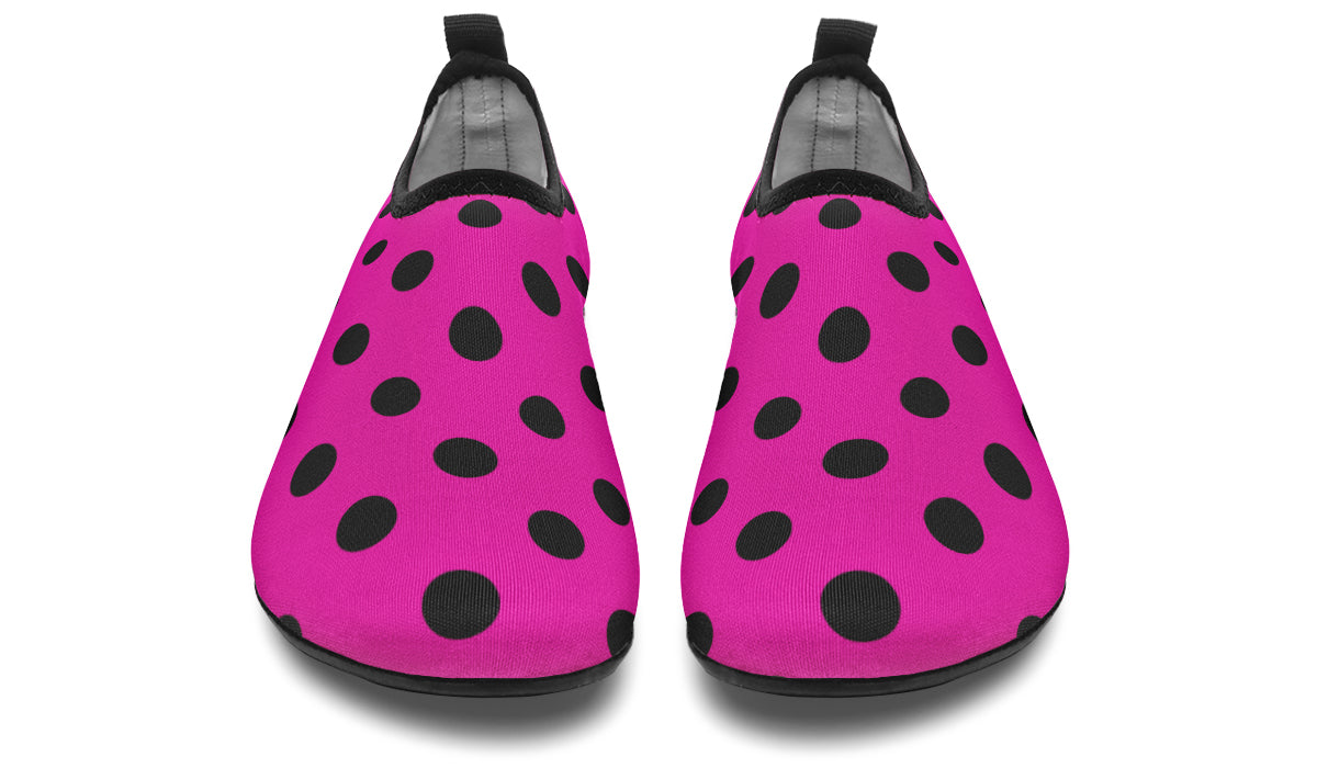 Pretty In Pink Polka Dot Water Shoes