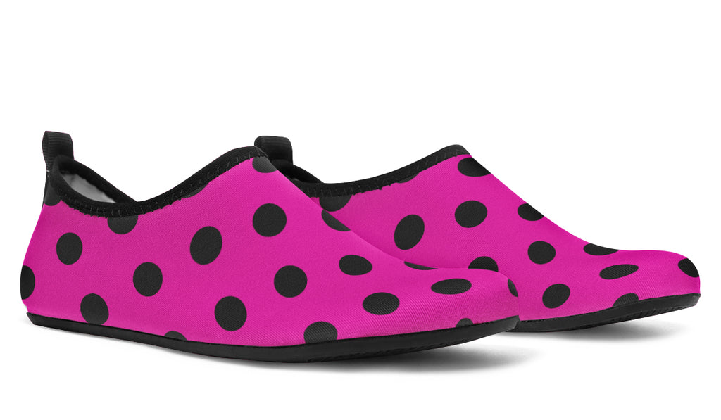 Pretty In Pink Polka Dot Water Shoes