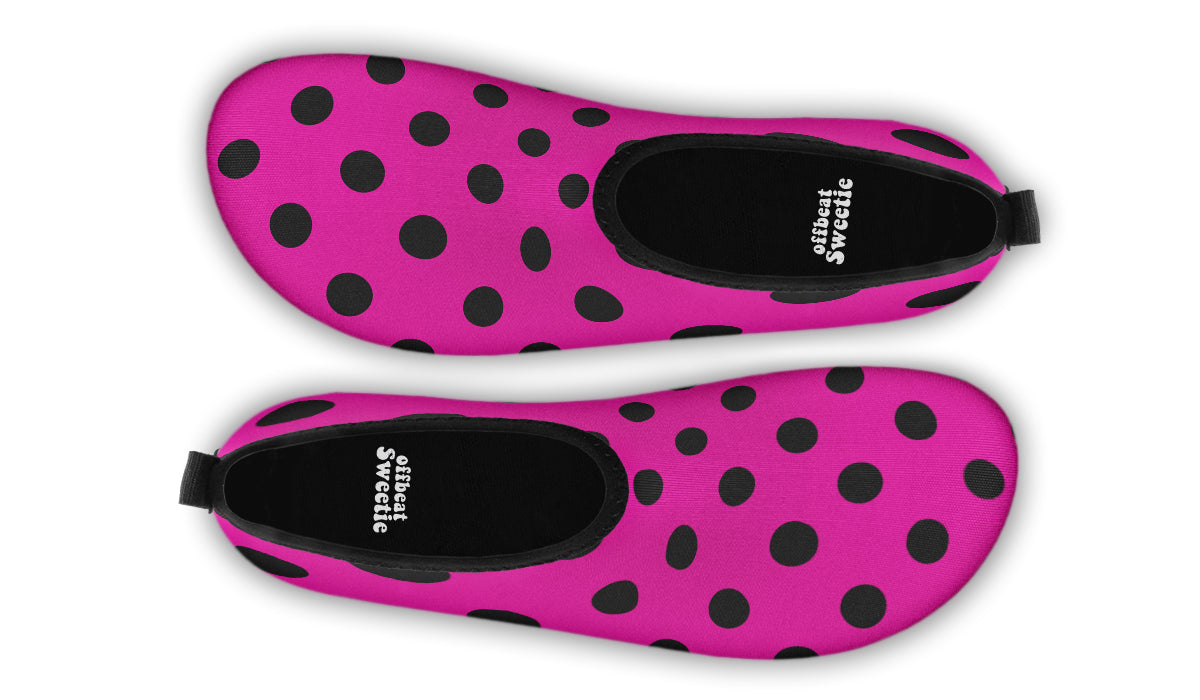 Pretty In Pink Polka Dot Water Shoes