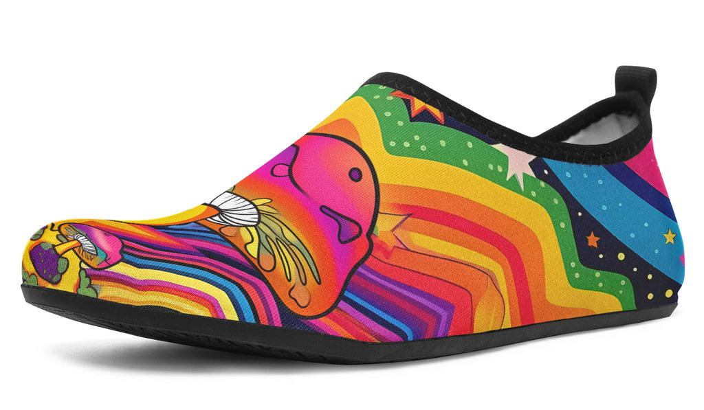 Psychedelic Mushies Water Shoes - Offbeat Sweetie