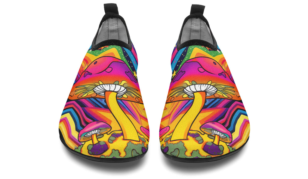Psychedelic Mushies Water Shoes - Offbeat Sweetie