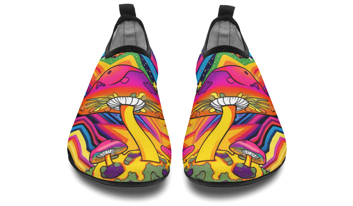 Psychedelic Mushies Water Shoes - Offbeat Sweetie
