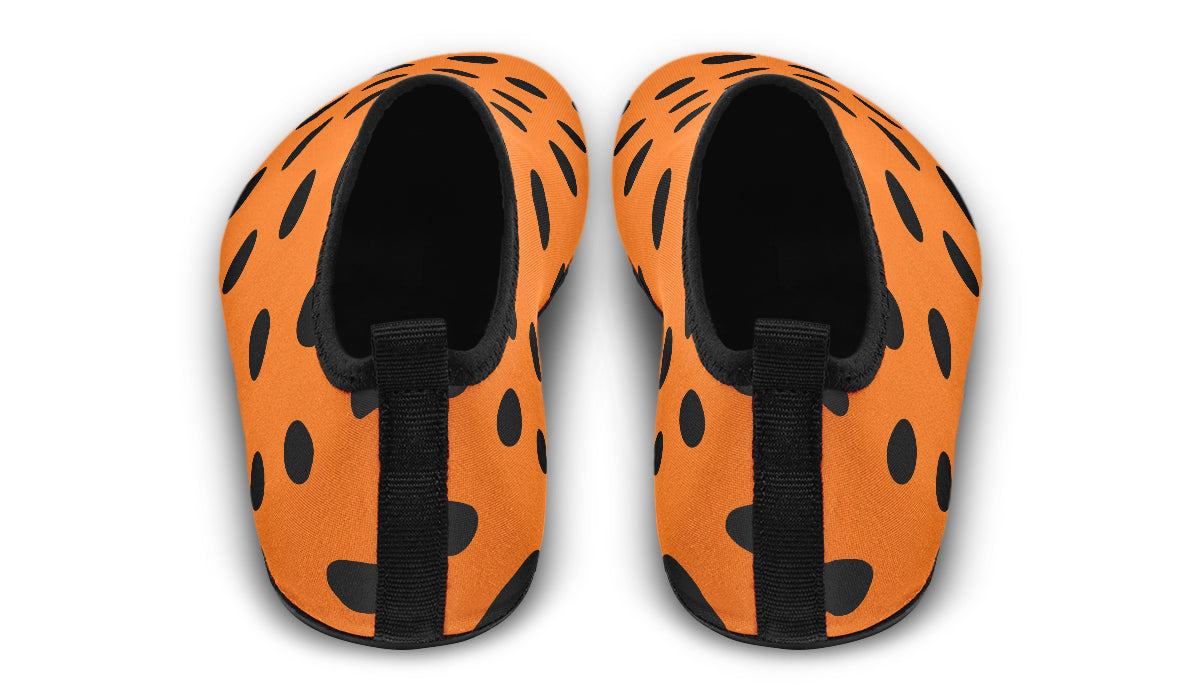 Pumpkin Pop Polka Dot Water Shoes