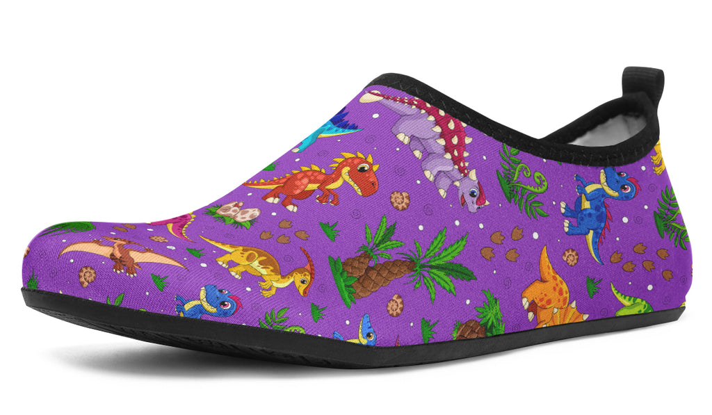 Purple Baby Dinos Water Shoes - Offbeat Sweetie