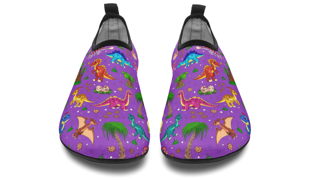 Purple Baby Dinos Water Shoes - Offbeat Sweetie