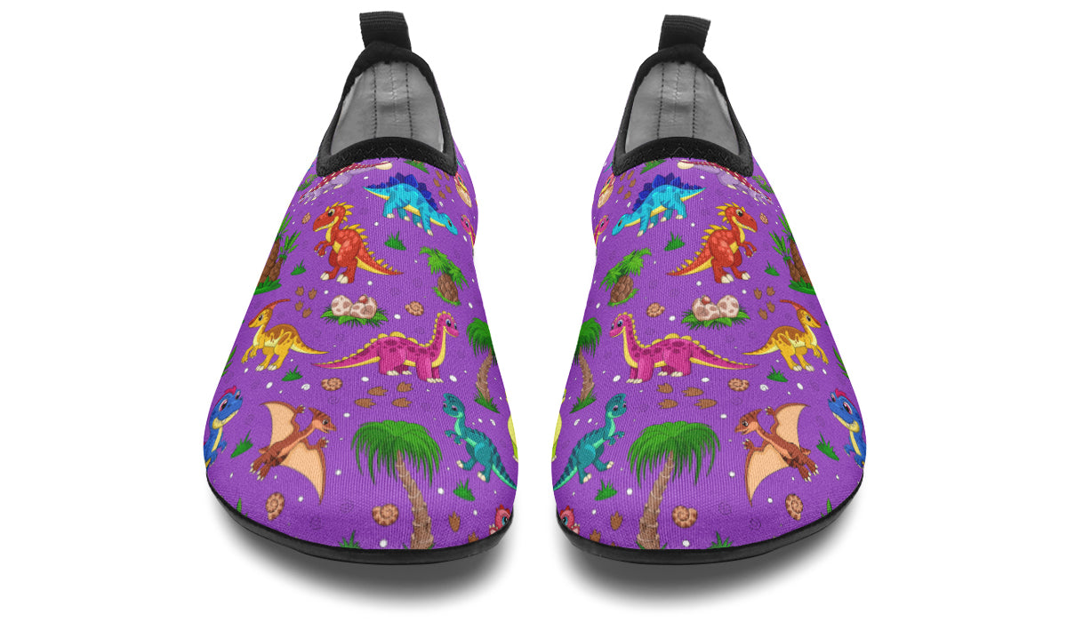 Purple Baby Dinos Water Shoes - Offbeat Sweetie