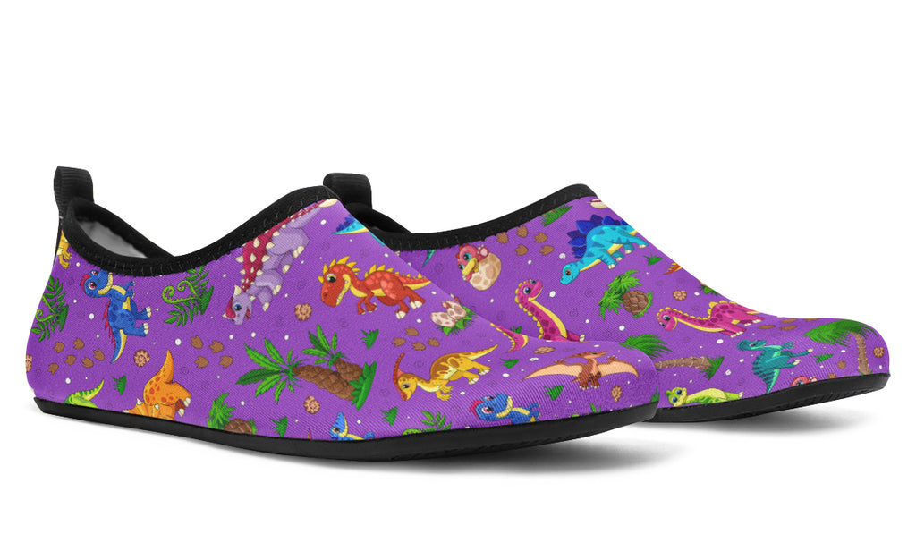 Purple Baby Dinos Water Shoes - Offbeat Sweetie