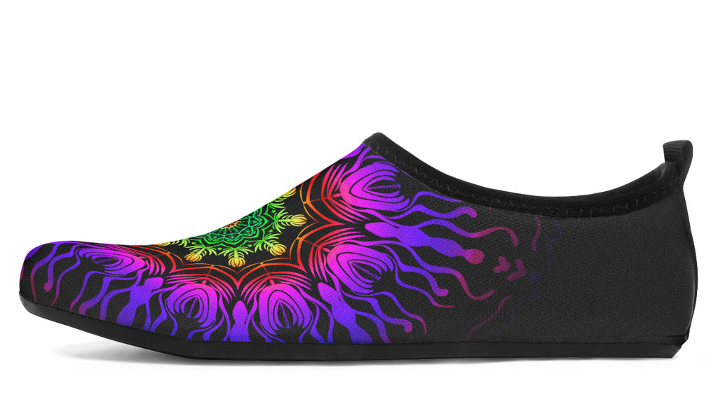 Purple Haze Mandala Water Shoes - Offbeat Sweetie