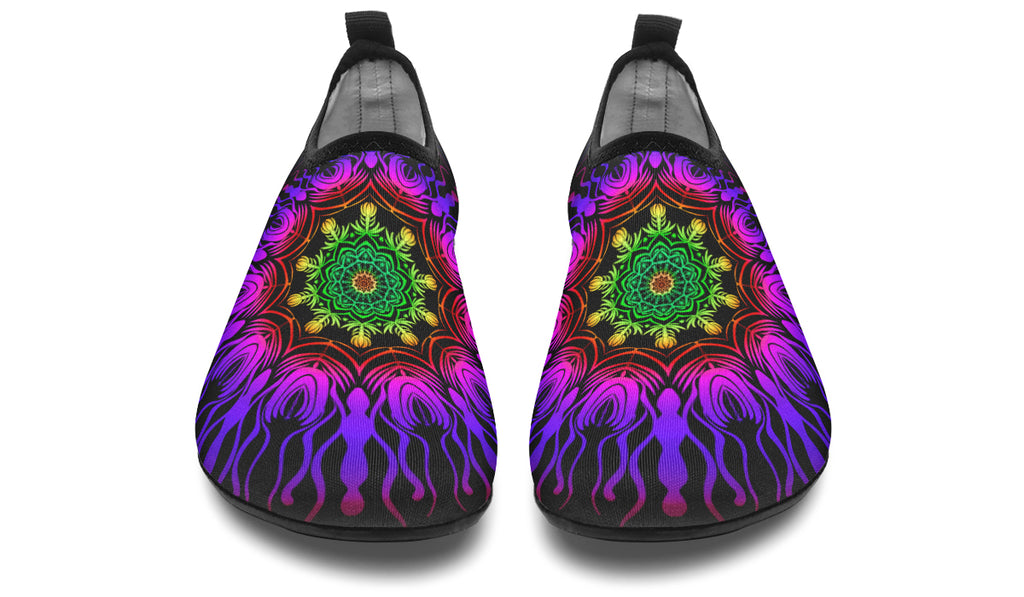 Purple Haze Mandala Water Shoes - Offbeat Sweetie