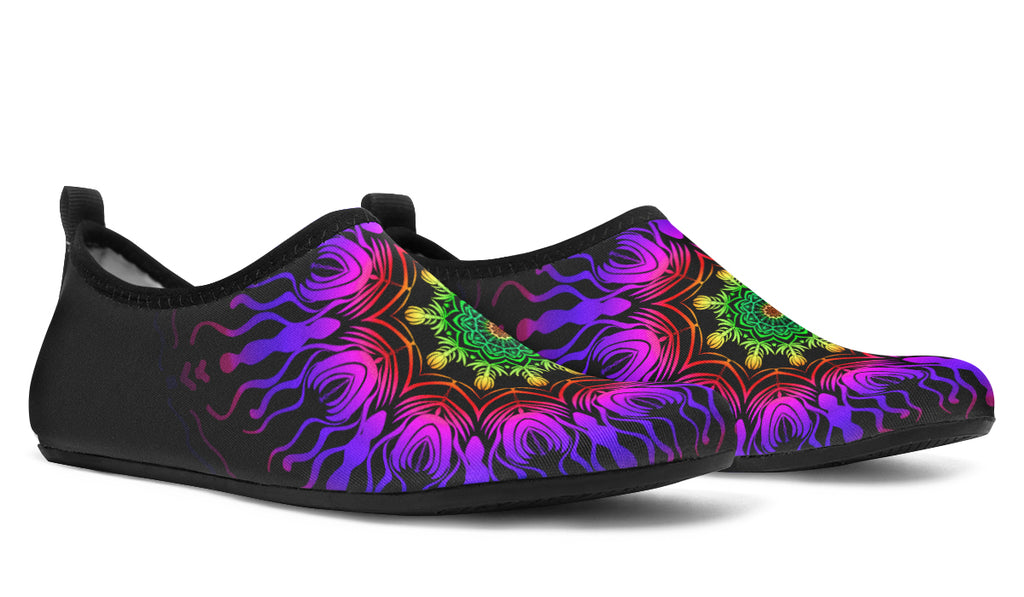 Purple Haze Mandala Water Shoes - Offbeat Sweetie