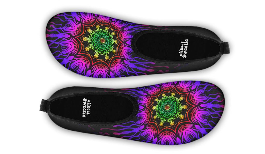 Purple Haze Mandala Water Shoes - Offbeat Sweetie