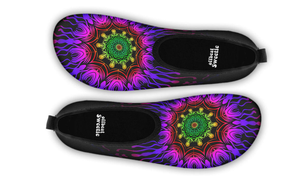 Purple Haze Mandala Water Shoes - Offbeat Sweetie