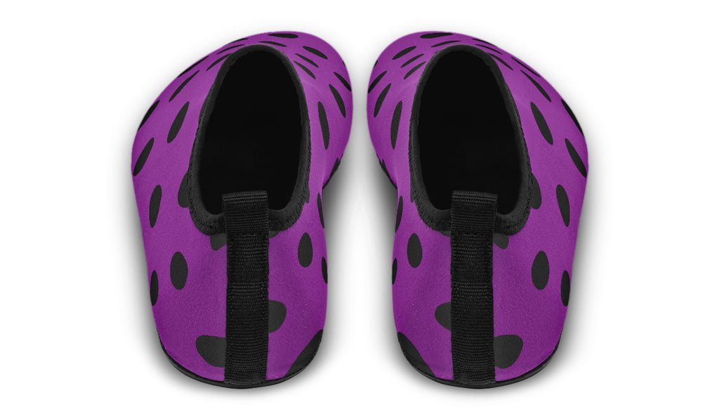 Purple Reign Polka Dot Water Shoes