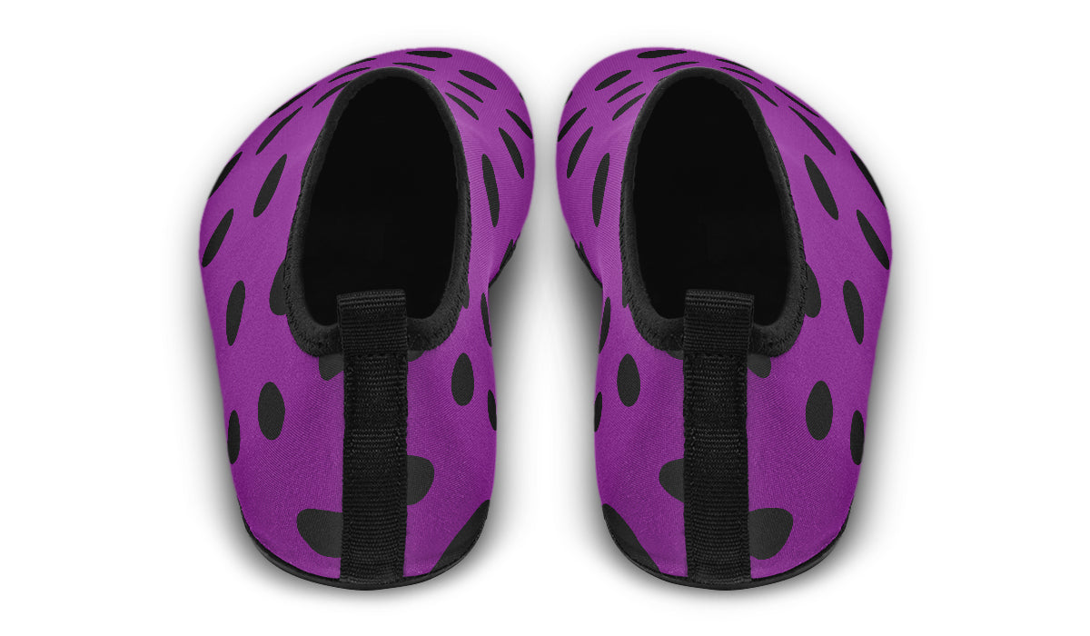 Purple Reign Polka Dot Water Shoes