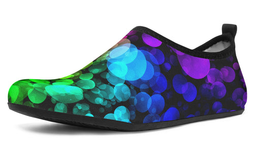 Rainbow Bubbles Water Shoes - Offbeat Sweetie