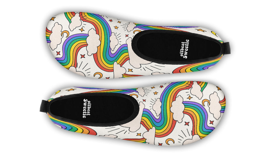Rainbow Dreams Water Shoes - Offbeat Sweetie