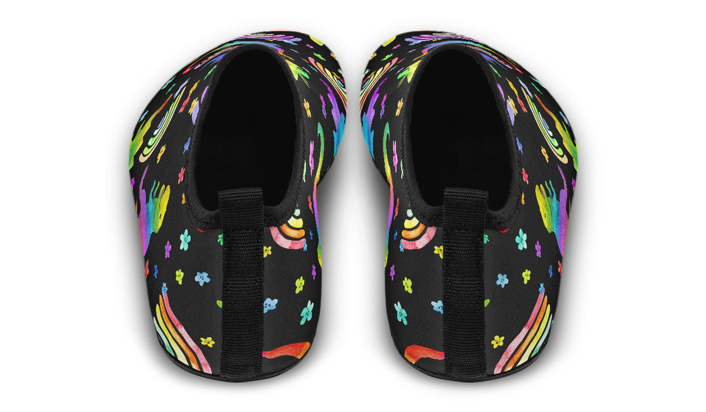 Rainbow Dinos Water Shoes - Offbeat Sweetie
